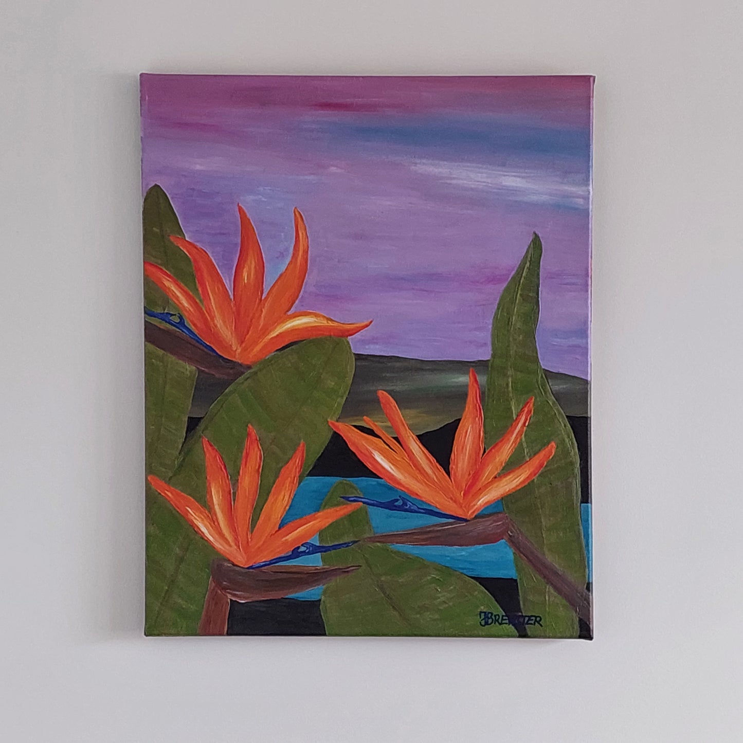 Artwork - Sunset Birds of Paradise