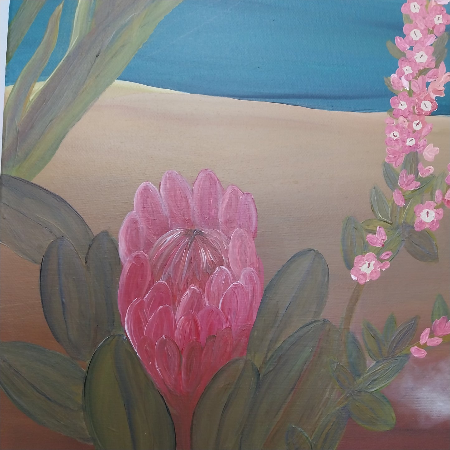 Artwork - Beyond the Flowers (Diptych)