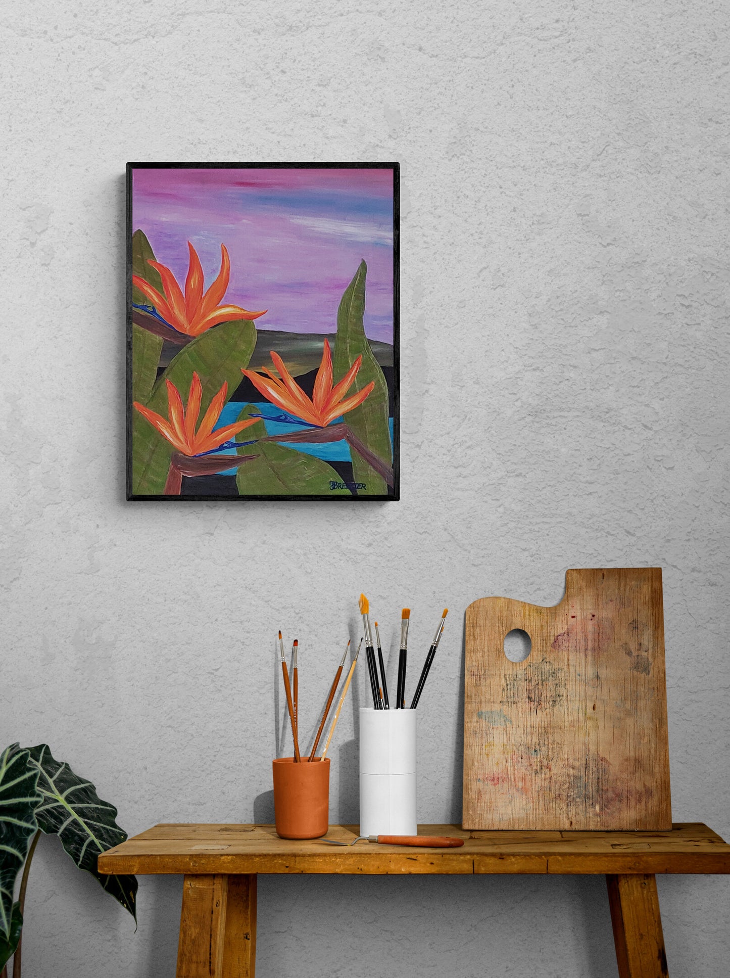 Artwork - Sunset Birds of Paradise